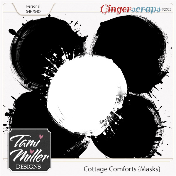 Cottage Comforts Masks by Tami Miller Designs