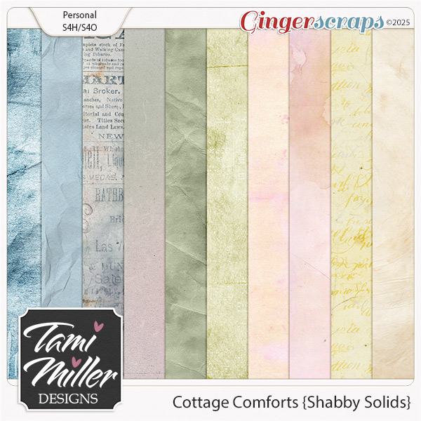 Cottage Comforts Shabby Solids by Tami Miller Designs