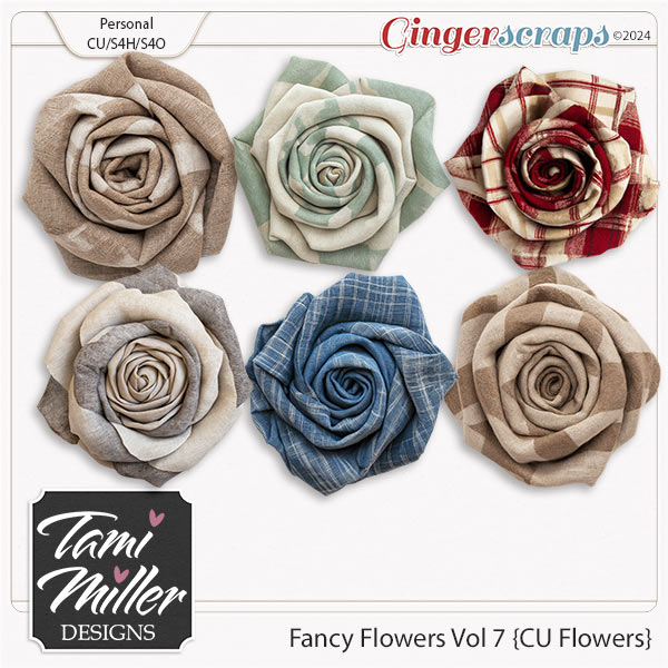 CU Fancy Flowers Vol 7 by Tami Miller-Designs