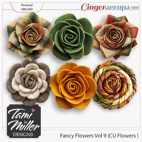 CU Fancy Flowers Vol 9 by Tami Miller-Designs