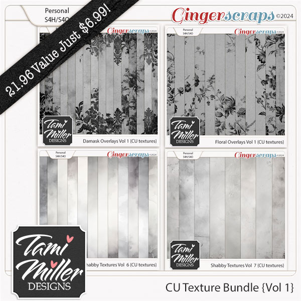 CU textures bundle vol 1 by Tami Miller Designs