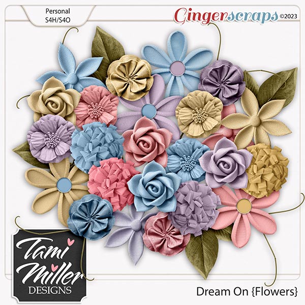 Dream On Extra Flowers by Tami Miller Designs