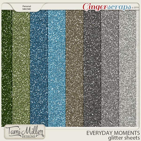 Everyday Moments Glitter Sheets by Tami Miller Designs