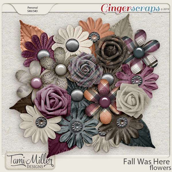 Fall Was Here Flowers by Tami Miller Designs