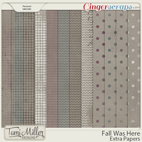Fall Was Here Extra Papers by Tami Miller Designs