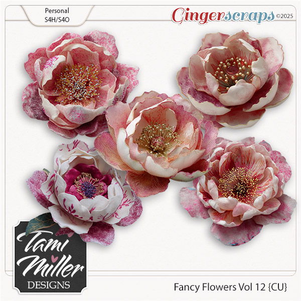 CU Fancy Flowers Vol 12 by Tami Miller Designs