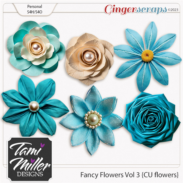 CU Fancy Flowers Vol 3 by Tami Miller-Designs