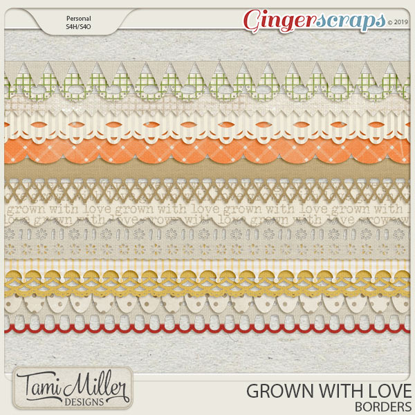 Grown with Love Borders by Tami Miller Designs