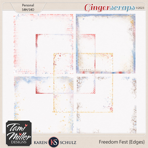 Freedom Fest Edges by Tami Miller and Karen Schulz