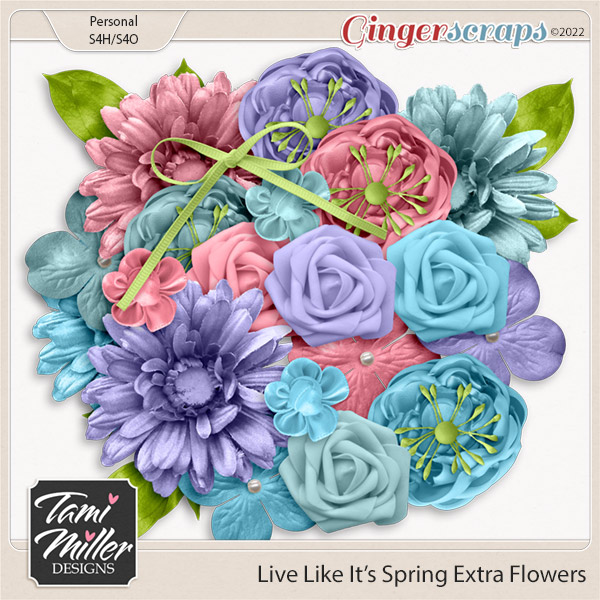 Live Like It's Spring Flowers by Tami Miller Designs