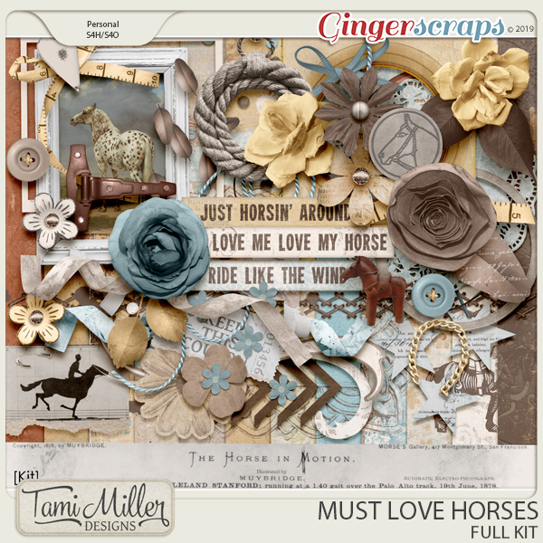 Must Love Horses Full Kit by Tami Miller Designs