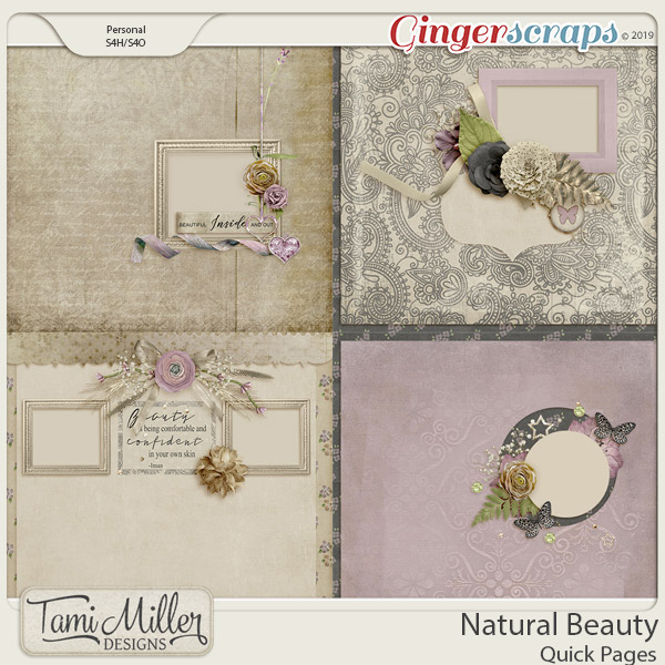 Natural Beauty Quick Pages by Tami Miller Designs