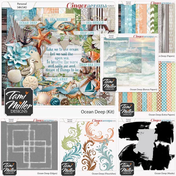 Ocean Deep Bundle by Tami Miller Designs