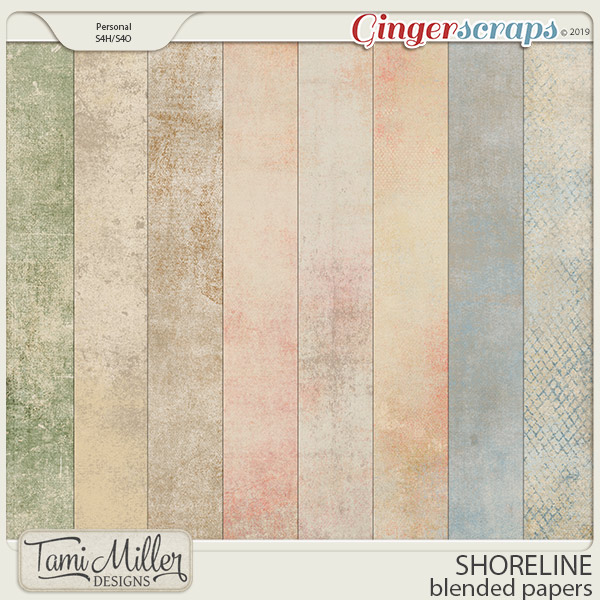 Shoreline Blended Papers by Tami Miller Designs