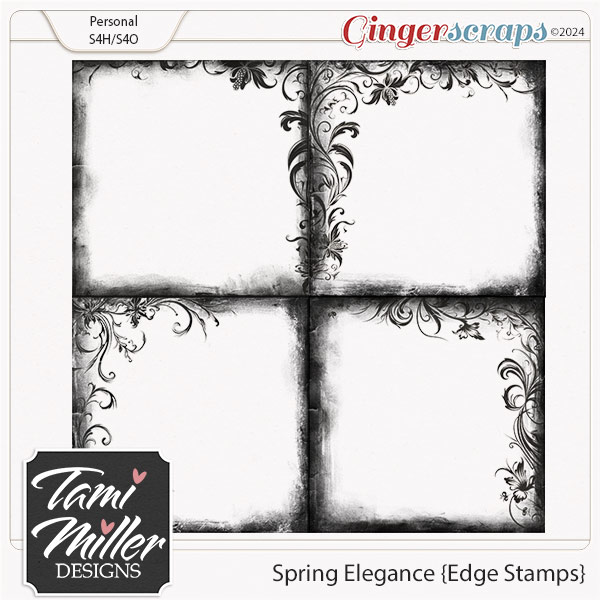 Spring Elegance Edge Stamps by Tami Miller Designs