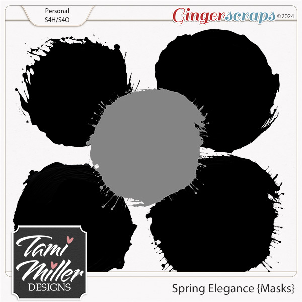 Spring Elegance Masks by Tami Miller Designs
