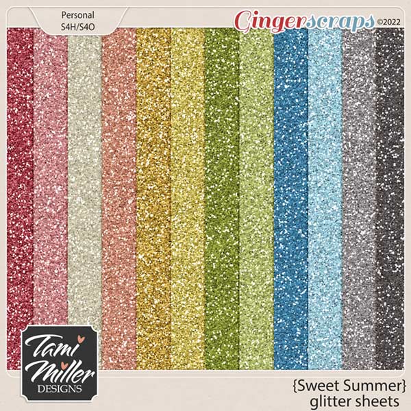 Sweet Summer Glitter by Tami Miller Designs