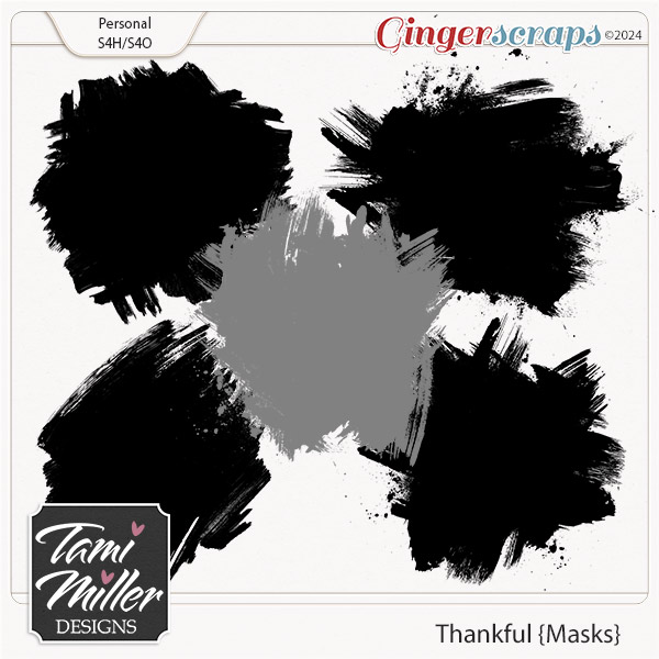 Thankful Masks by Tami Miller Designs