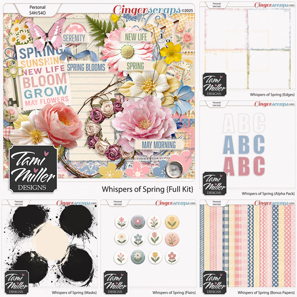 Whispers of Spring Bundle by Tami Miller Designs