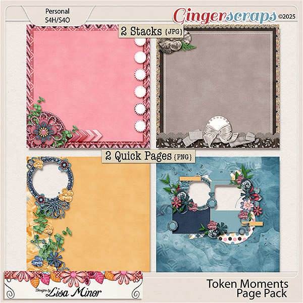 Token Moments Page Pack from Designs by Lisa Minor