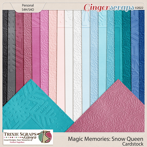 Magic Memories: Snow Queen Cardstock by North Meets South Studios