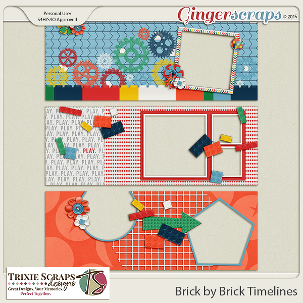 Brick by Brick Timelines by Trixie Scraps Designs