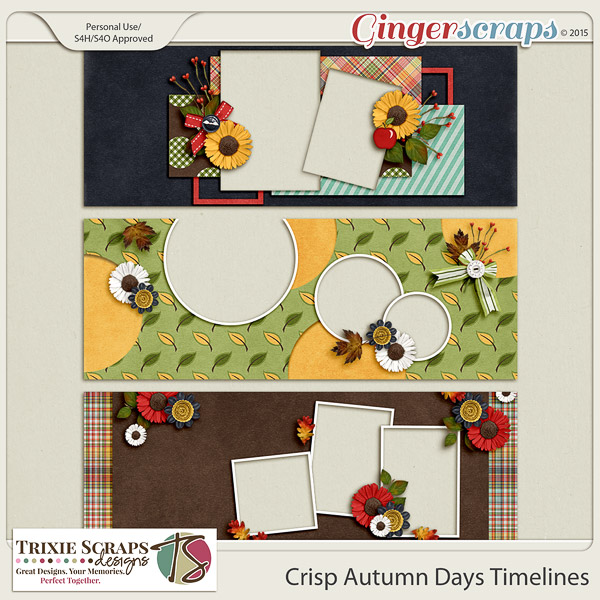 Crisp Autumn Days Timelines by Trixie Scraps Designs