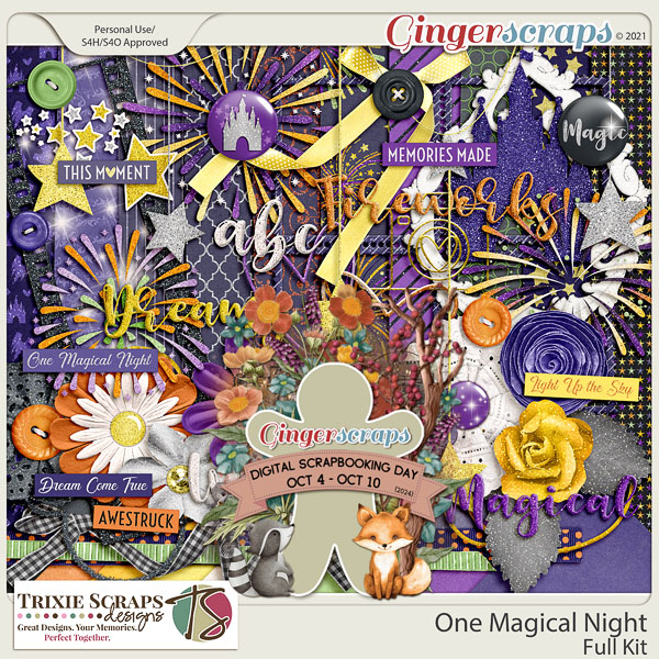 One Magical Night Full Kit by Trixie Scraps Designs