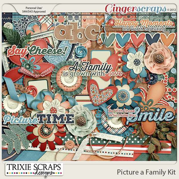Picture a Family Kit by Trixie Scraps Designs