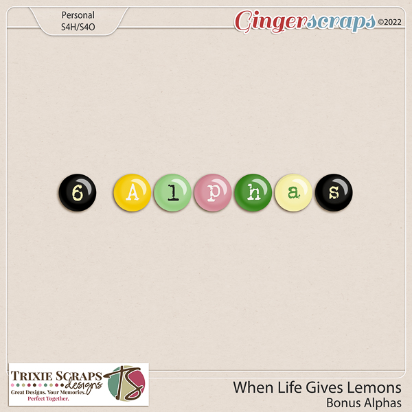 When Life Gives Lemons Bonus Alphas by North Meets South Studios