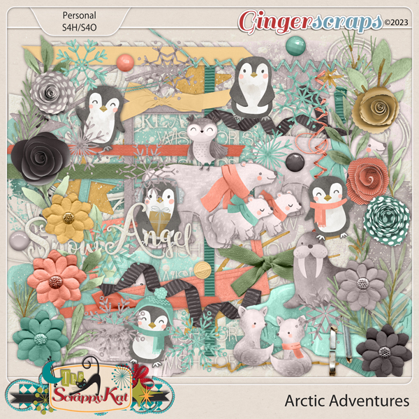 Arctic Adventures Element Pack by The Scrappy Kat