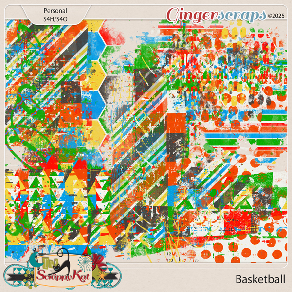Basketball Grafitti by The Scrappy Kat