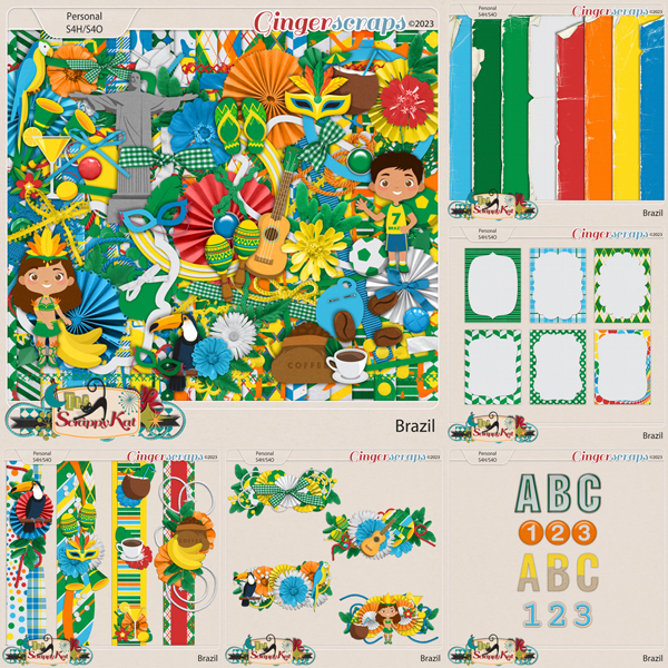 Brazil Bundle by The Scrappy Kat