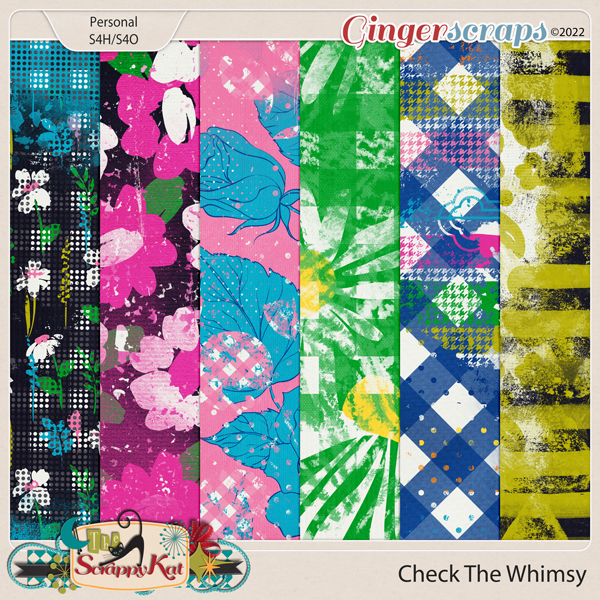 Check The Whimsy Blended Papers by The Scrappy Kat