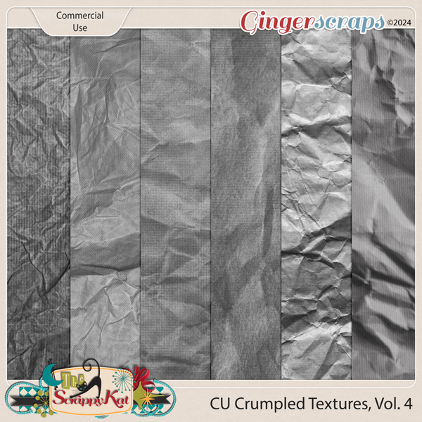 CU Crumpled Textures, Vol. 4 by The Scrappy Kat