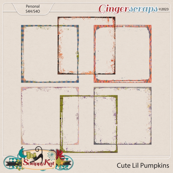 Cute Lil' Pumpkins Paper Edges by The Scrappy Kat