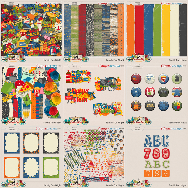 Family Fun Night MEGA Bundle by The Scrappy Kat