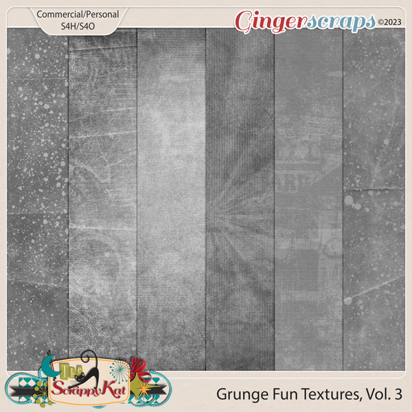 CU Grunge Fun Textures, Vol. 3 by The Scrappy Kat