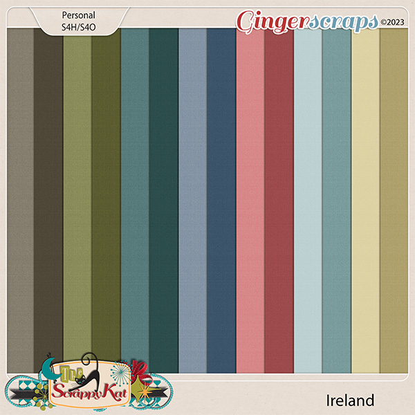 Ireland Cardstocks by The Scrappy Kat