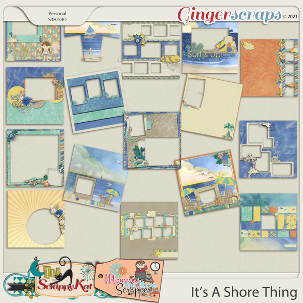 It's A Shore Thing Quick Pages by The Scrappy Kat