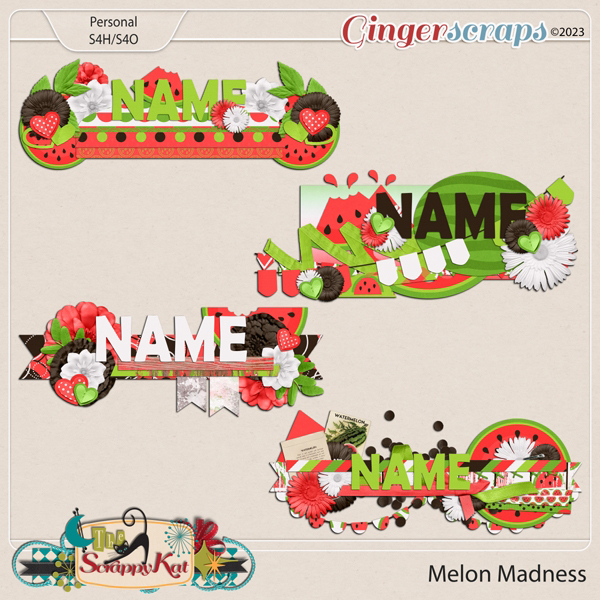Melon Madness Siggies/Titles by The Scrappy Kat