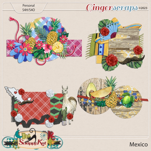 Mexico Clusters by The Scrappy Kat