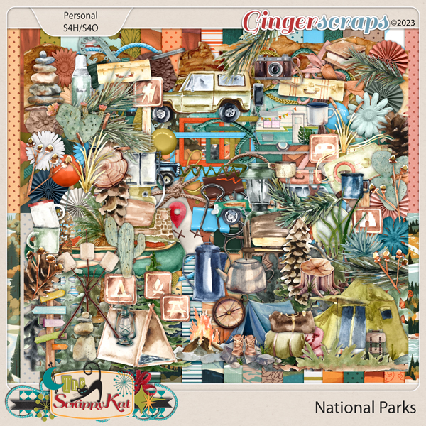 National Parks Kit by The Scrappy Kat