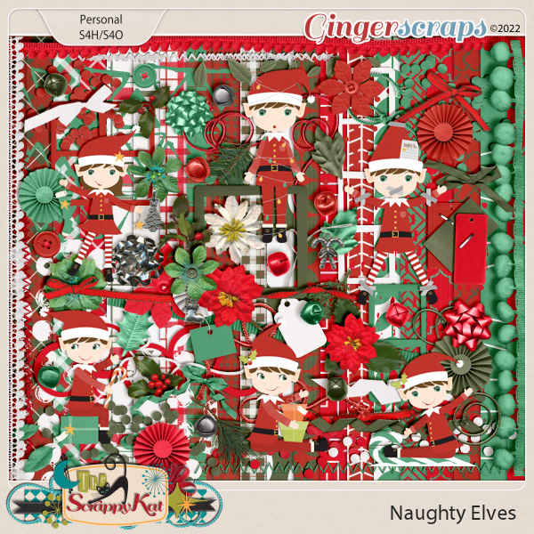 Naughty Elves by The Scrappy Kat