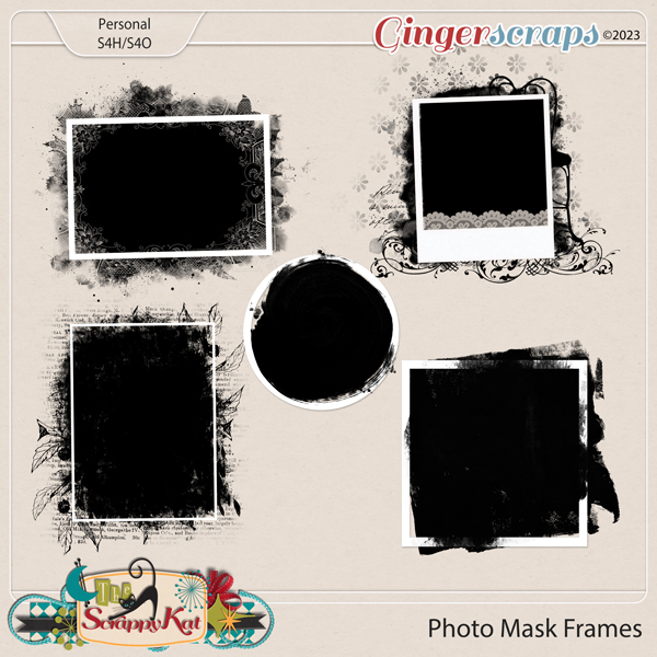 Photo Mask Frames by The Scrappy Kat