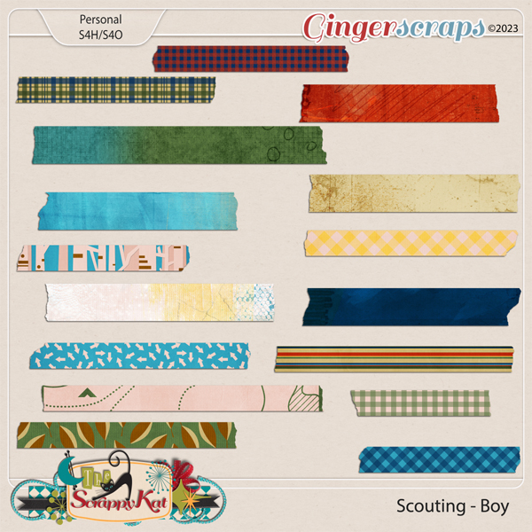 Scouting - Boy Washi Tapes by The Scrappy Kat