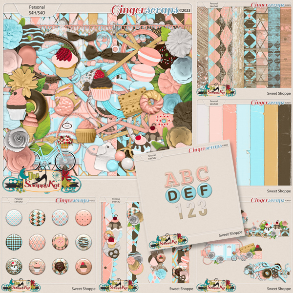 Sweet Shoppe Bundle by The Scrappy Kat