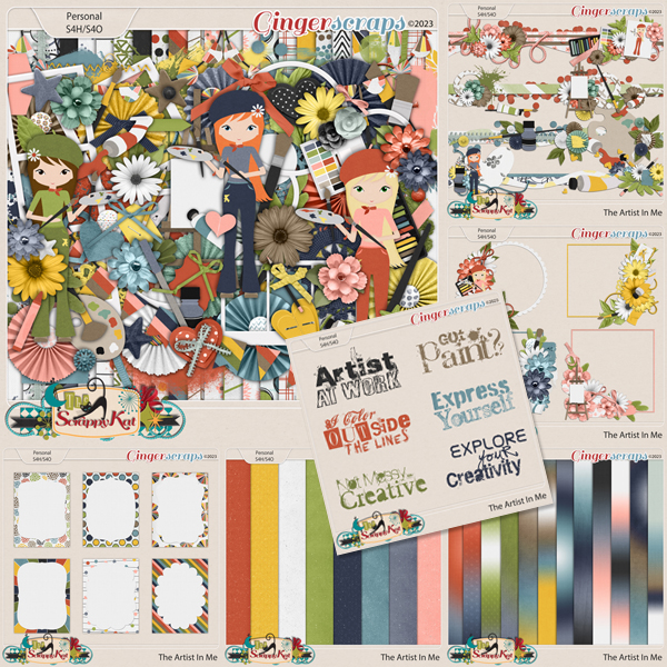 The Artist In Me Bundle by The Scrappy Kat