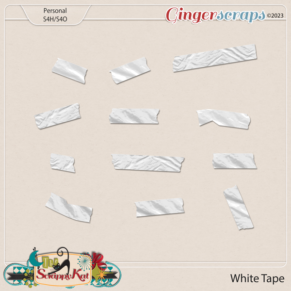 White Tape by The Scrappy Kat