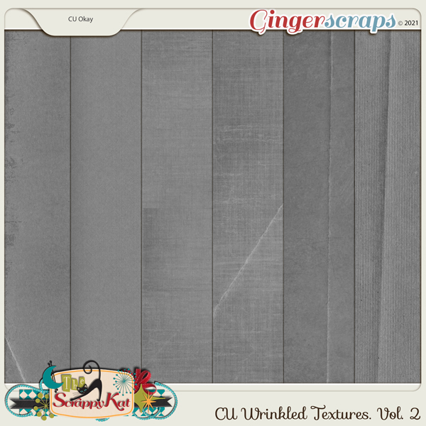 CU Wrinkled Textures Vol. 2 by The Scrappy Kat
